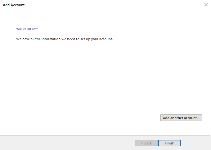Outlook 2016 Screenshot Step 8